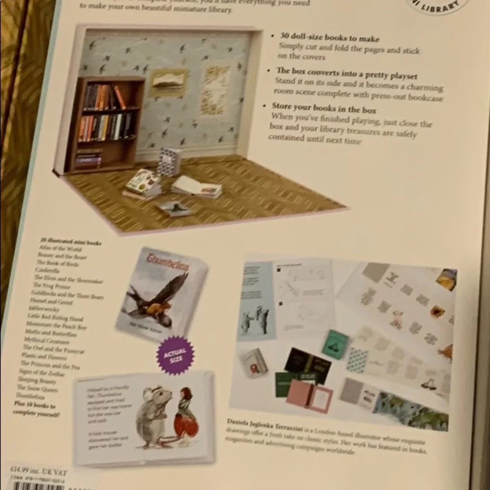 My Miniature Library - 30 Tiny Books, to Make, Read and Treasure. - Picture 14 of 16